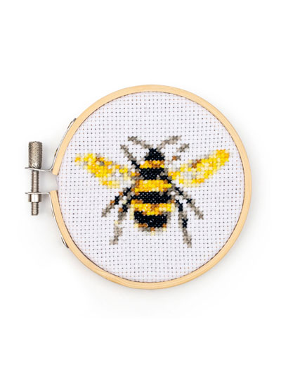 Mini Cross Stitch Kit - Bee - #7969075