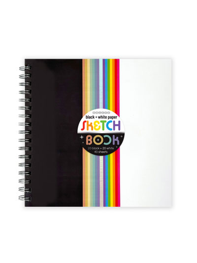 Black and White Paper Sketchbook - #7964641