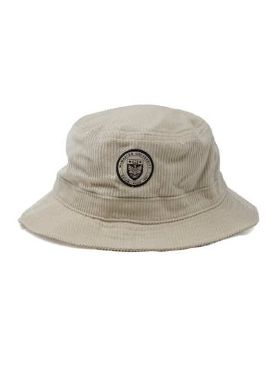Circle Crest Corduroy Bucket Hat - #7976007