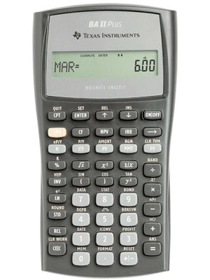 Texas Instruments Calculator BAII Plus  - #7191988