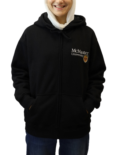 McMaster Official Crest Full Zip Hooded Sweatshir
