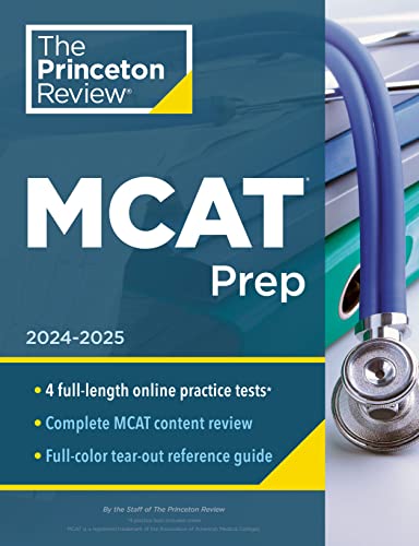 PRINCETON REVIEW MCAT PREP, 2024-2025, by PRINCETON