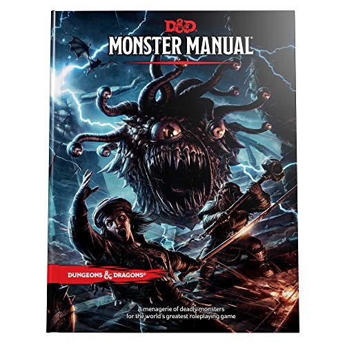 DUNGEONS & DRAGONS MONSTER MANUAL (CORE RULEBOOK, D&D ROLEPLAYING GAME), by DUNGEONS & DRAGONS