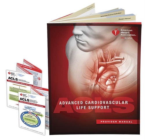 ACLS PROVIDER MANUAL W/ ACLS POCKET REFERENCE CARD