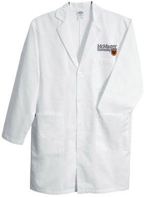 100% Cotton Crested Lab Coat - #7693665