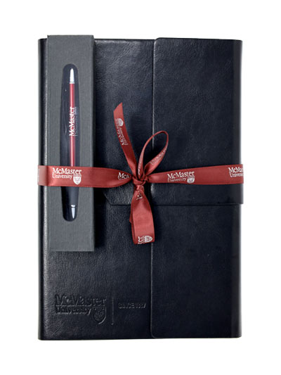 McMaster Leather Notebook & Pen Gift Bundle - #7601381