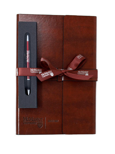 McMaster Leather Notebook & Pen Gift Set - #7863970