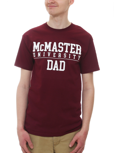 McMaster University Dad Tshirt - #7882680