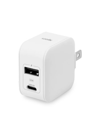 LOGiiX Power Plus 25W Duo USB-C + USB-A Wall Charger  - #7934358