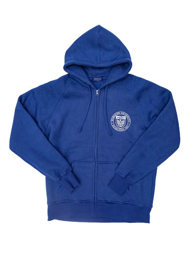 McMaster Circle Crest Full Zip Hooded Sweatshirt - #7931311