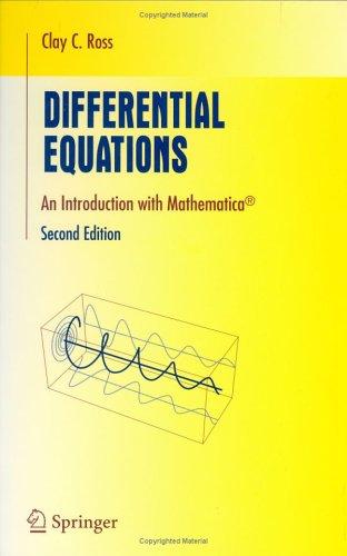 DIFFERENTIAL EQUATIONS, by ROSS