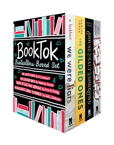 BOOKTOK BEST SELLERS : WE WERE LIARS, THE GUILDED ONES, HOUSE OF SALT AND SORRORS, GOOD GIRL'S GUIDE TO MURDER, by BOX SET