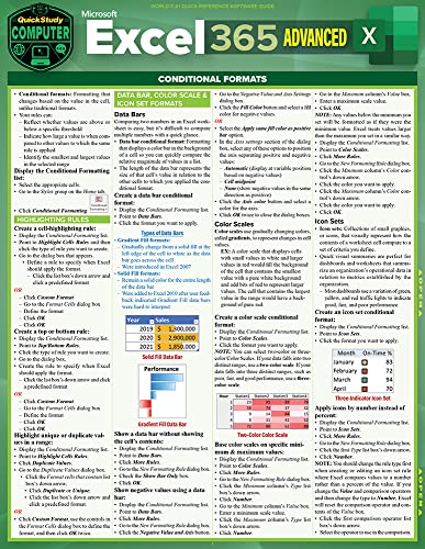 MICROSOFT EXCEL 365 : ADVANCED, by BARCHARTS