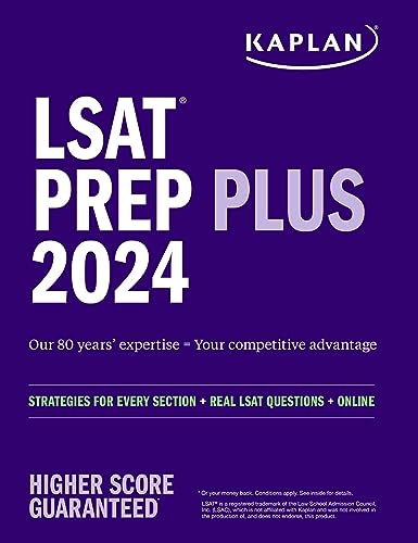 LSAT PREP PLUS 2024, by KAPLAN TEST PREP