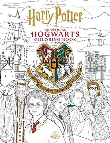 HARRY POTTER : HOGWARTS OFFICIAL COLORING BOOK, by INSIGHT EDITIONS